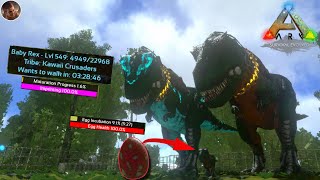 Rex breeding and imprinting ARK SURVIVAL EVOLVED MOBILE 🦖 [upl. by Volkan950]