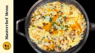 Delicious Chinese Cheese Omelette Recipe by Masterchef Menu [upl. by Atrahc]