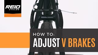 HOW TO Adjust V Brakes [upl. by Siana]