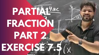 class 12 maths chapter 7 exercise 75 integrationCBSE BOARDCUET important questions partial fract [upl. by Yrotciv]