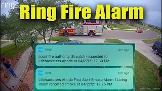 Ring Alarm Update Fire Alarm  Things You Need To Know [upl. by Nonnek]