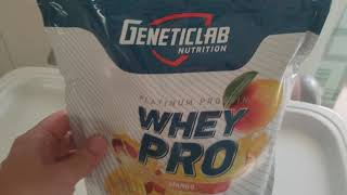 👌Geneticlab Nutrition Whey Pro мини обзор химический анализ протеина [upl. by Jard]