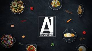 A47 Food Chef Cafe Restaurant Logo  After Effects Logo Animation No Plugins  After Effects CC 2020 [upl. by Boehike867]