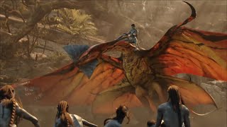 AVATAR Clip  Jake Sully Catches The Great Leonopteryx  The return of Toruk Makto 2009 [upl. by Ronni671]