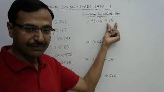 Understanding DIVISION OF DECIMALS  Part 1 [upl. by Adym]