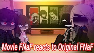 FNAF MOVIE CHARACTERS REACTS TO FNAF ORIGINAL GAME  AFTON FAMILY  GACHA CLUB [upl. by Kone]