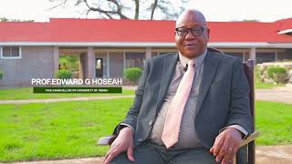 Prof Edward G Hoseah Makamu Mkuu wa Chuo Kikuu cha Iringa [upl. by Thill]