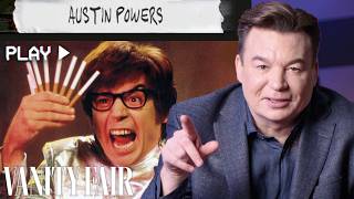 Mike Myers Rewatches Austin Powers Shrek and Waynes World  Vanity Fair [upl. by Anailil]