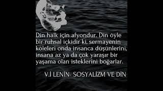 Vİ LENİN  SOSYALİZM VE DİN [upl. by Ydnab]