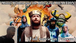 Monty Python And The Holy Grail REACTION FULL MOVIE ON PATREON [upl. by Iew95]