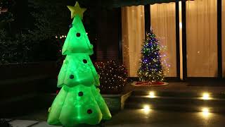 9FT Lighted Inflatable Christmas Tree Decor1125004446 [upl. by Prager322]