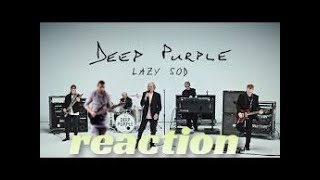 Deep Purple  Lazy Sod Official Music Video reaction [upl. by Lynch193]