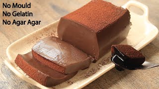 Do you have milk Delicious dessert NO Mould No Agar Agar NO gelatin Tastiest Chocolate Pudding [upl. by Aennil]