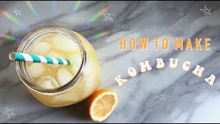 How to make KOMBUCHA  cheap amp easy  NO SCOBY [upl. by Savell]