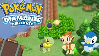 POKEMON DIAMANTE BRILLANTE HARDLOCKE  EP 1  LOS STARTERS [upl. by Adiaros]