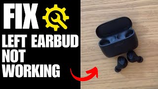 Jabra Elite 4 Left Earbud Not Working  How To Fix [upl. by Amliv]