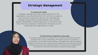 DPB10063PRINCIPLES OF MANAGEMENT TOPIC 6  FUNDAMENTALS OF STRATEGIC MANAGEMENT  BY GROUP 1 [upl. by Vaasta]