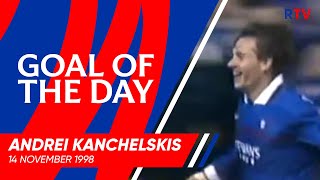 GOAL OF THE DAY  Andrei Kanchelskis v Aberdeen 1998 [upl. by Ninel]