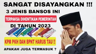 Wajib Tahu Ini 3 Bansos yang Tidak Akan Dilanjutkan di Tahun 2023 [upl. by Adniuqal]