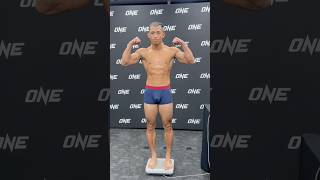 Hiroki Akimoto passes hydration makes weight  ONE Friday Fights 81 onechampionship onelumpinee [upl. by Madoc]