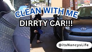 NEW CLEAN WITH ME  DIRTY CAR  CLEANING MOTIVATION  itsNancysLife [upl. by Romeyn]