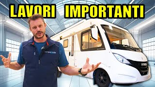 LAVORI IMPORTANTI 😱 ECCO COSA SUCCEDE 😳 CAMPER HYMER in CAMPERTOOLS [upl. by Alicsirp]