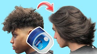 How to Use Vaseline For Hair Smoothening  Straightening amp Fast Hair Growth Vaseline For Silky Hair [upl. by Akemit]