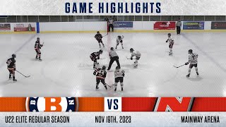 Game Highlights Burlington Jr Barracudas vs Nepean Jr Wildcats [upl. by Wehner108]