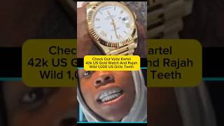 Check Out Vybz Kartel 42k US Gold Watch And Rajah Wild 1000 US Grills Teeth [upl. by Emmaline548]