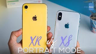 Apple iPhone XR vs XS Nighttime Portrait Comparison [upl. by Drandell739]