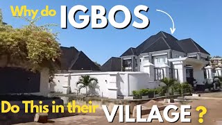 Why Igbo people Build Big houses in the village  Ihiala Anambra [upl. by Frisse]