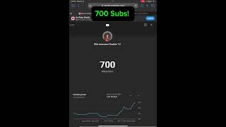 I Hit 700 Subs trending shorts viral 700 symphony livesubscribercounts sub [upl. by Ayekan]