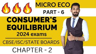 Consumers Equilibrium  Chapter 2  Microeconomics  Part 6 [upl. by Ocire]