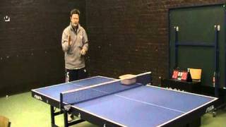 table tennis tipstable tennis serve position of the elbow by receiving over the table [upl. by Ari]