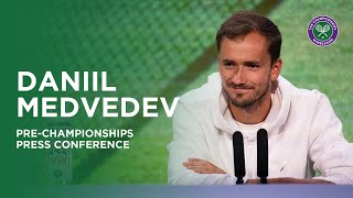 Daniil Medvedev PreChampionships Press Conference  Wimbledon 2023 [upl. by Rubina]