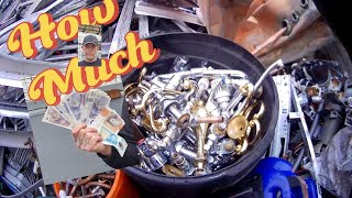 cash for scrap non ferrous weigh inscrapmetalrecycling scrapyard tatmanarmy makeingmoney [upl. by Kirschner]