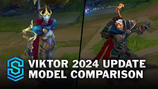 NEW vs OLD Viktor Model Comparison  League of Legends [upl. by Ziana]