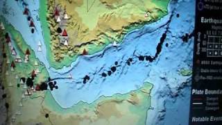 Volcano Erupting in the Gulf of Aden  My best guess  Yemen Earthquakes [upl. by Ydnyl]