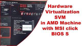 How do I enable virtualization in BIOS AMD Ryzen [upl. by Atilal]