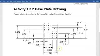 PLTW IED  Activity 132  Trammel Toy Base Creation in Fusion 360 [upl. by Nibaj]