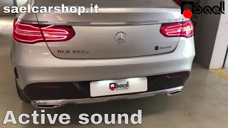 Active sound booster Kufatec Mercedes GLE 350d  Sael snc [upl. by Ivette756]