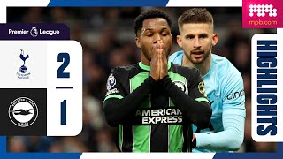 PL Highlights Tottenham 2 Brighton 1 [upl. by Yrem]