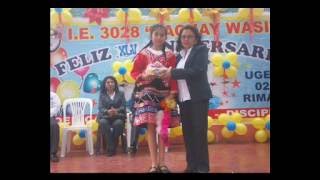 Aniversario 45 IE 3028 YACHAY WASI 2016 [upl. by Auohc]