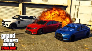 KURUMA vs SCHAFTER V12 vs BALLER vs COGNOSCENTI 55  GTA 5 ONLINE [upl. by Charlean]