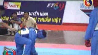 Vovinam Knock Out  KO very very fast  WVVF World Vovinam Championship 2009 [upl. by Yerd944]