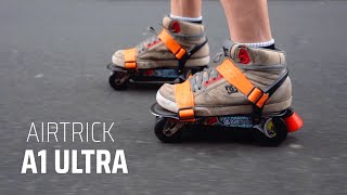 ExSki Instructor Tests World First Electric Roller Skates  Airtrick A1 Ultra Review [upl. by Ycniuq]