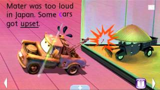 Cars2 eBook Mater amp Lightning McQueen Teach You How to Read  LeapFrog [upl. by Aydan]