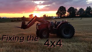 Finally fixing the 4 wheel drive on my Massey Ferguson Tractor [upl. by Iralam]