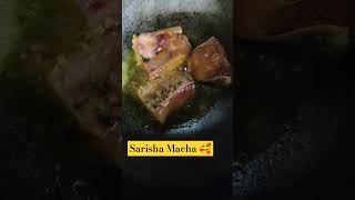 sarisha Macha or macher Jhalfood youtubeshorts foodie youtuber youtubechannel foodlover vlog [upl. by Eyma]