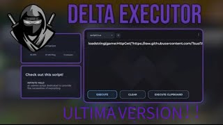 ULTIMA VERSION DELTA EXECUTOR ROBLOX [upl. by Seeto767]